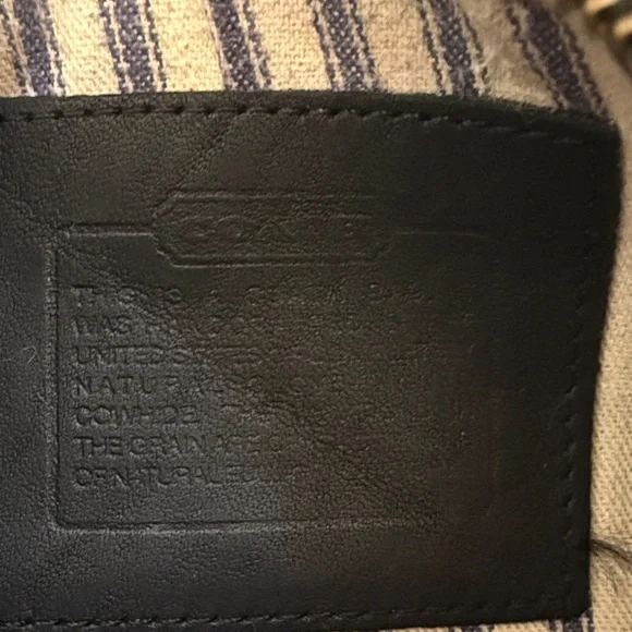 COACH Vintage Black Leather Skinny Case - Picture 6 of 8